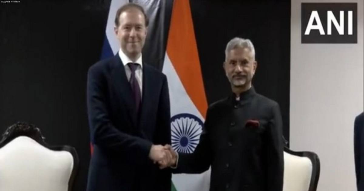 EAM Jaishankar meets Russian Deputy Prime Minister Denis Manturov